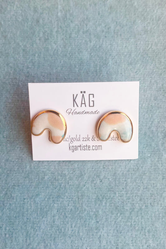 Rainbow Ceramic Earrings