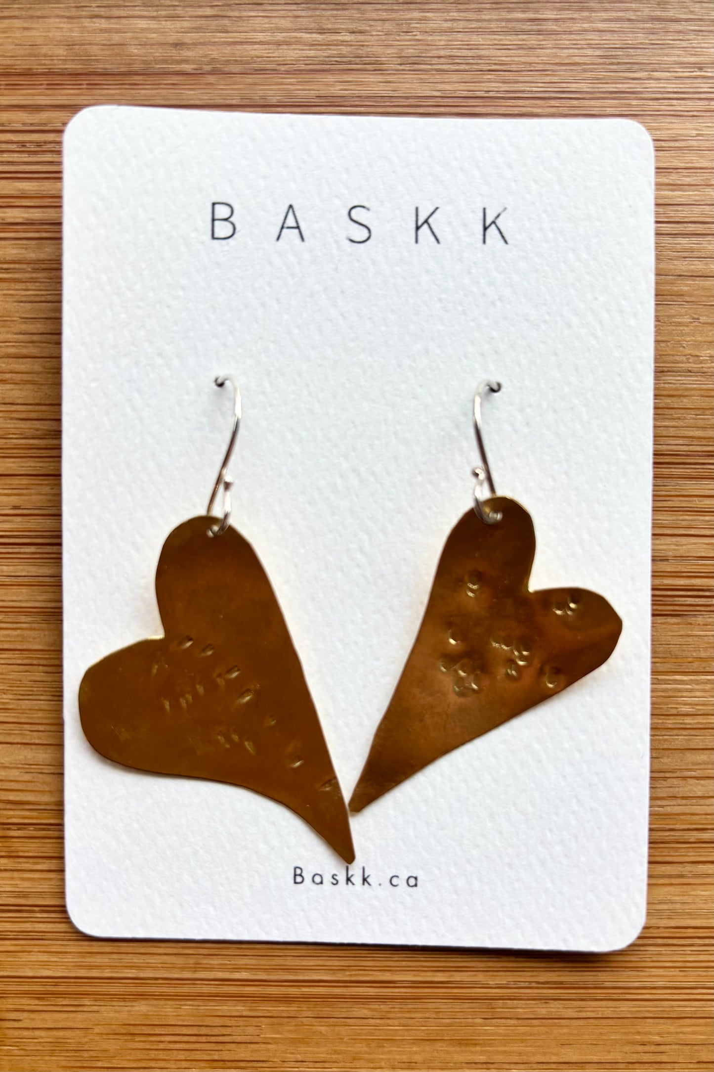 Imperfectly Perfect Heart Earrings