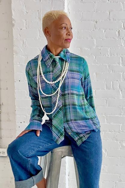 Retro Grid Shirt