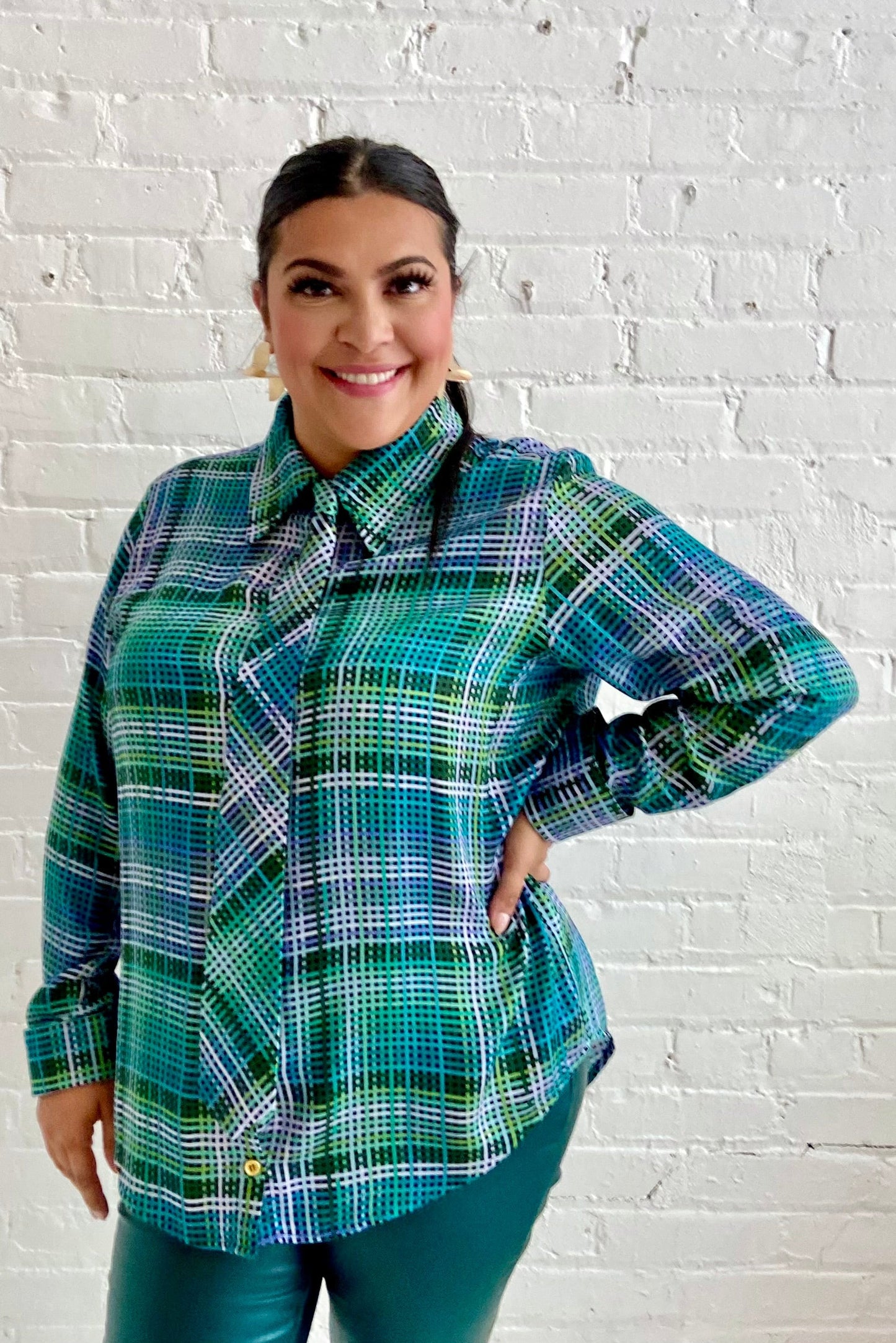 Retro Grid Shirt