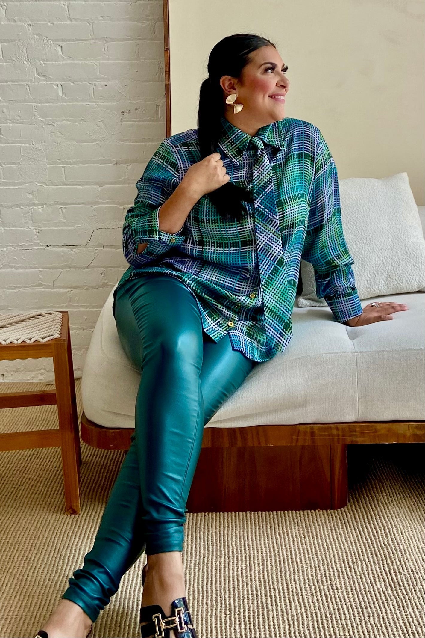 Retro Grid Shirt