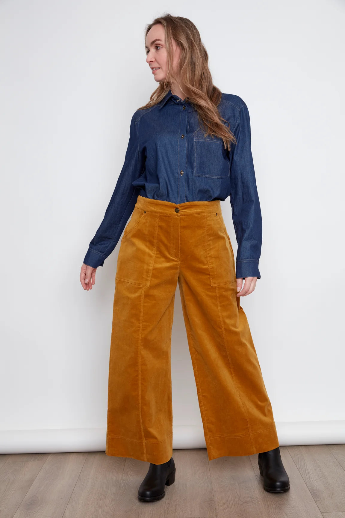 Jasmine Indigo Denim Shirt