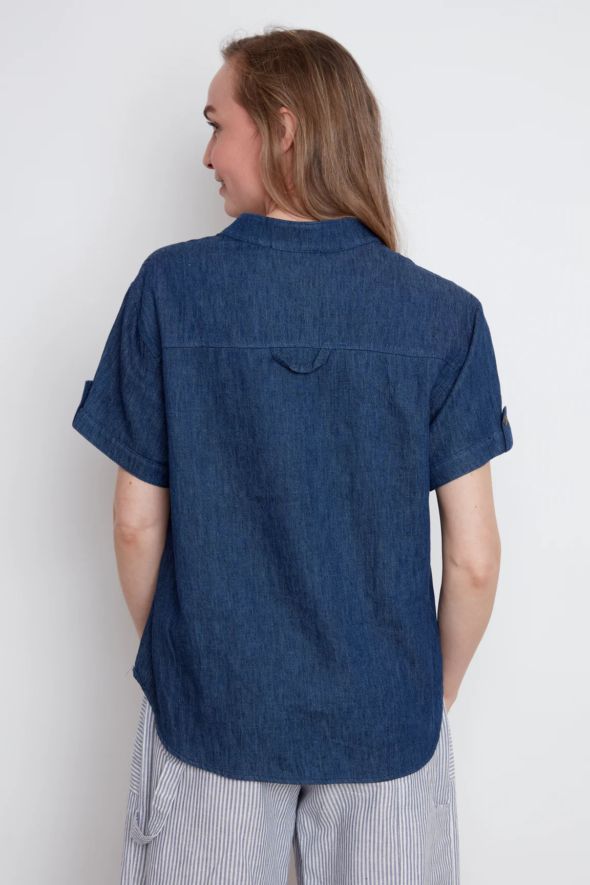 Jasmine Short Sleeve Linen Shirt
