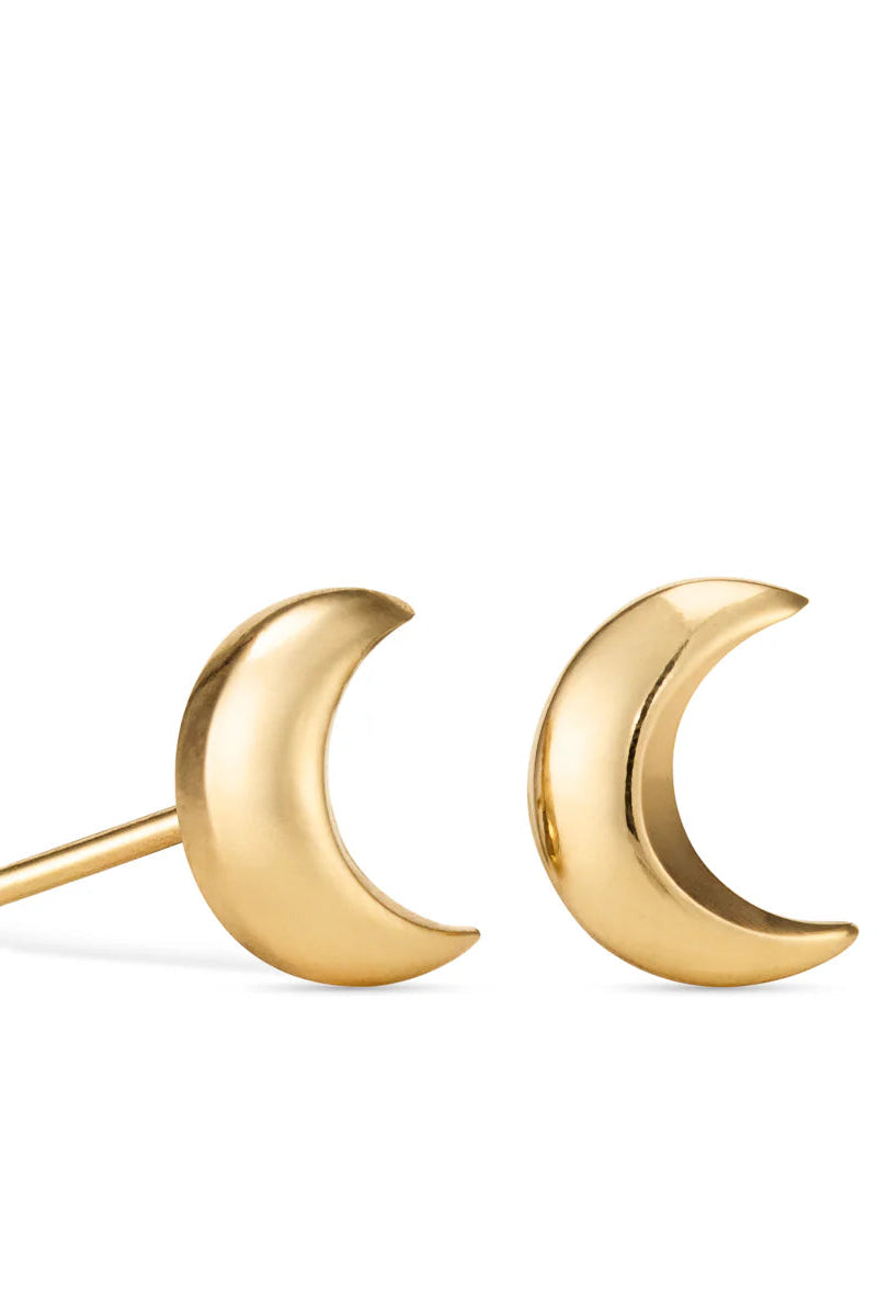 Dream Earrings • 14K Gold Fill Crescent Moon Stud Earrings