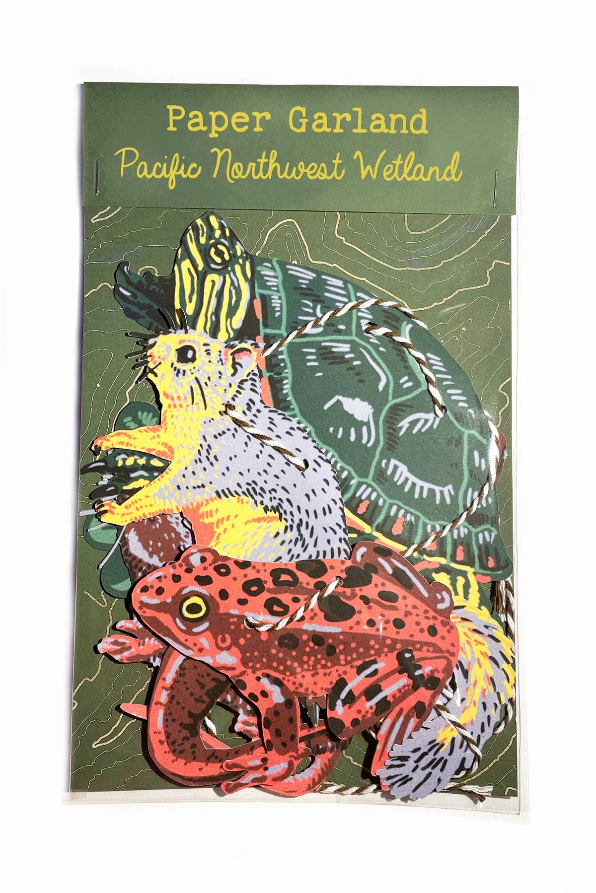 Pacific Northwest Wetland Paper Garland