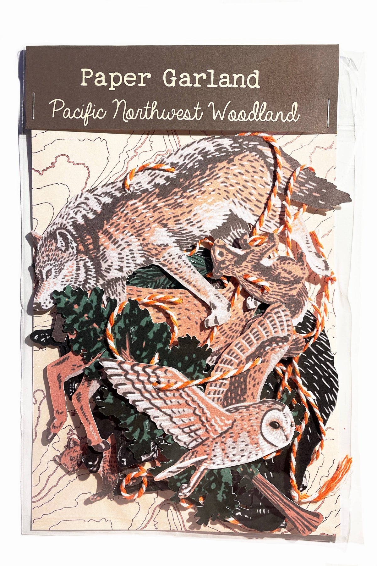 Pacific Northwest Woodland Paper Garland