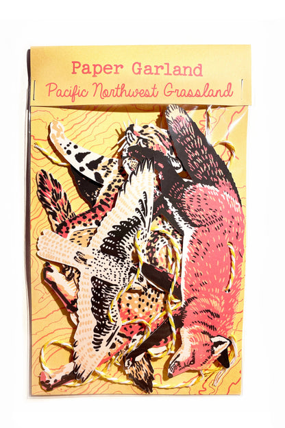 Pacific Northwest Grassland Paper Garland