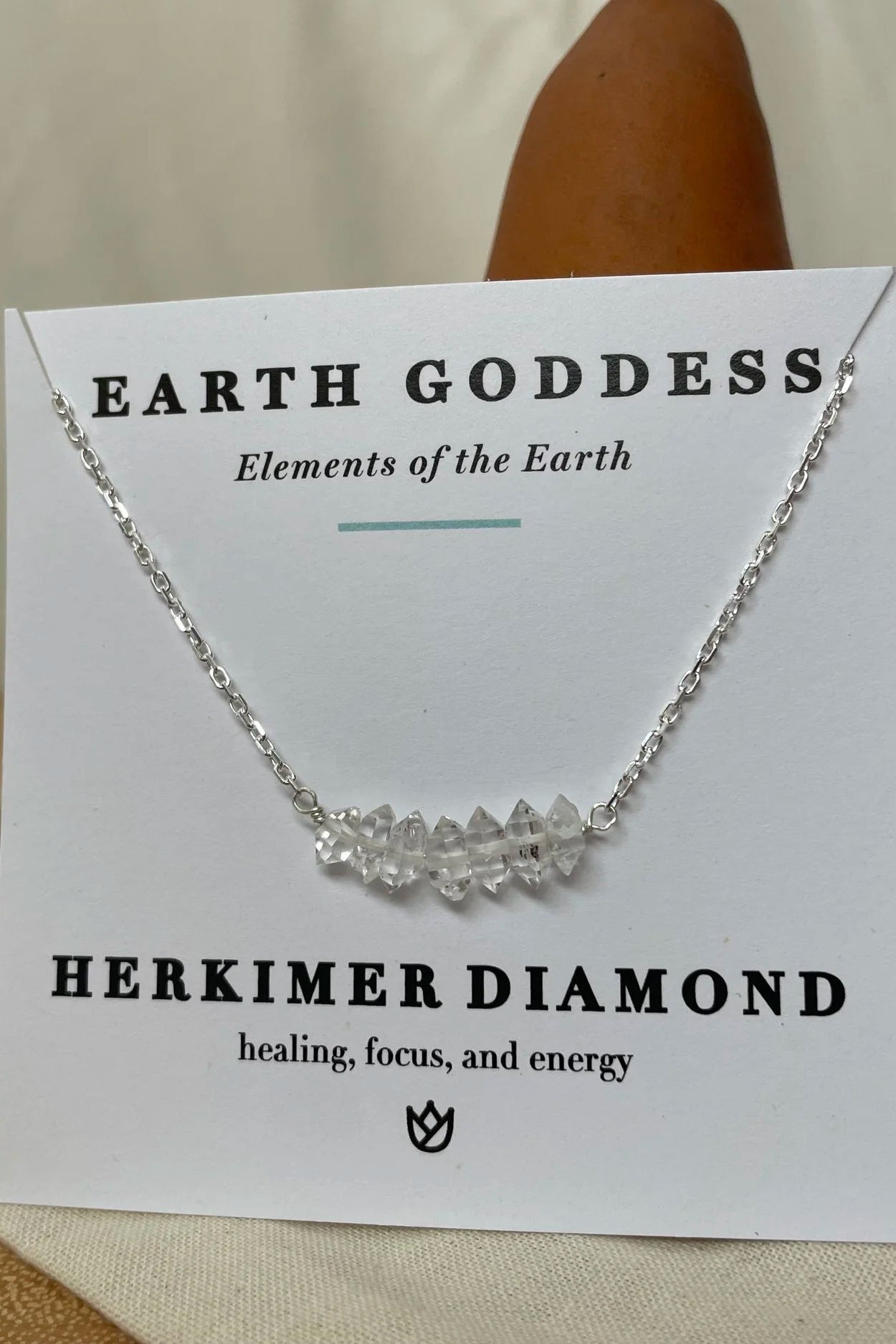 Rhea Band of Precious Stones Necklace