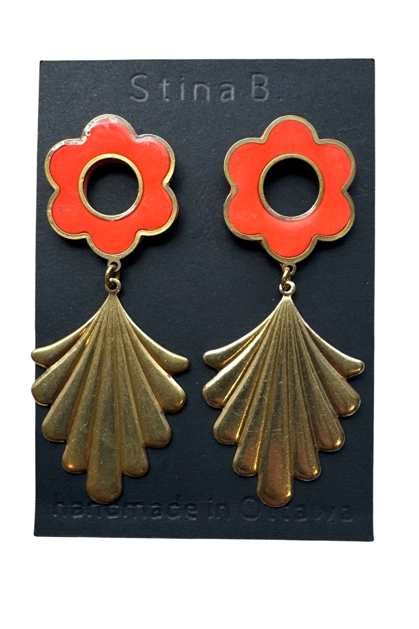 Zuri Flower Dangle Earrings