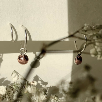 Dots01 Spiral Earrings