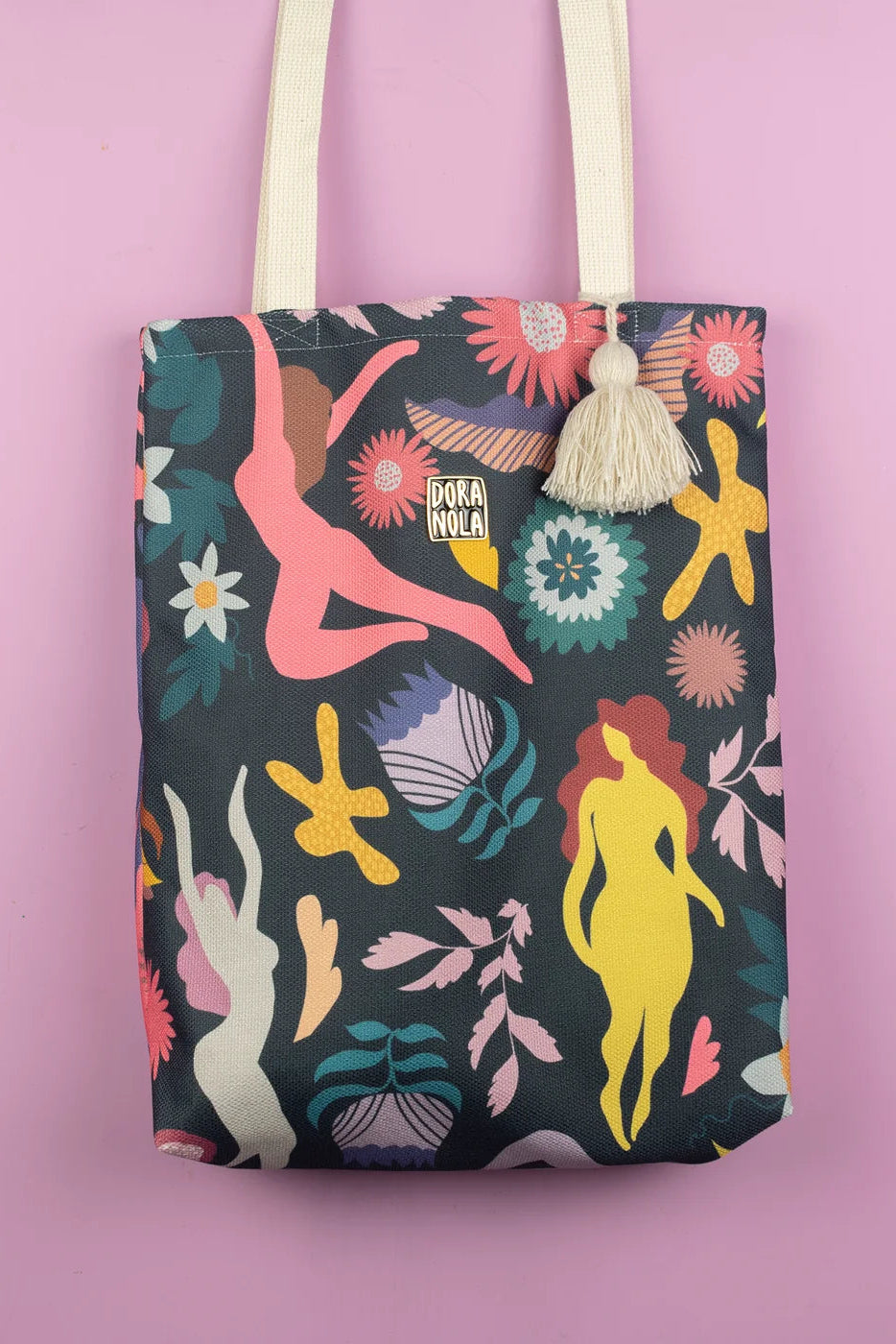 Stories Tote Bag w/ Tassel