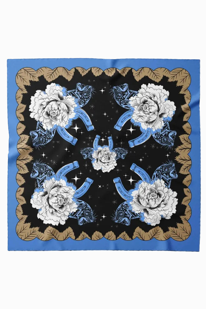 Midnight Ride Silk Scarf