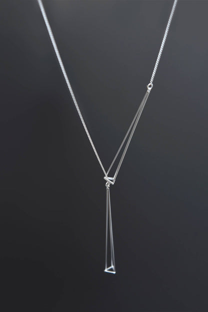 Glint Short Lariat Necklace