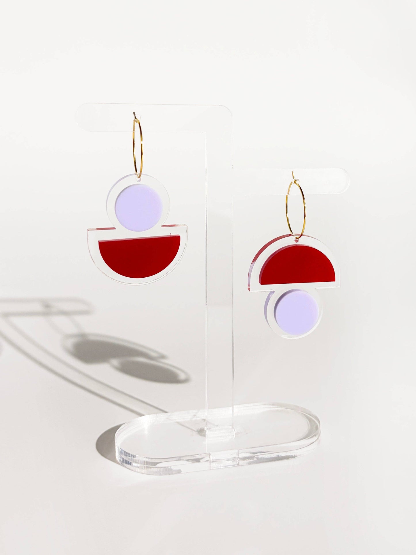 FLOATFORM Small Mismatched Earrings | Gold or Silver
