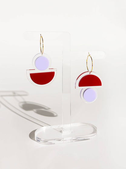 FLOATFORM Small Mismatched Earrings | Gold or Silver