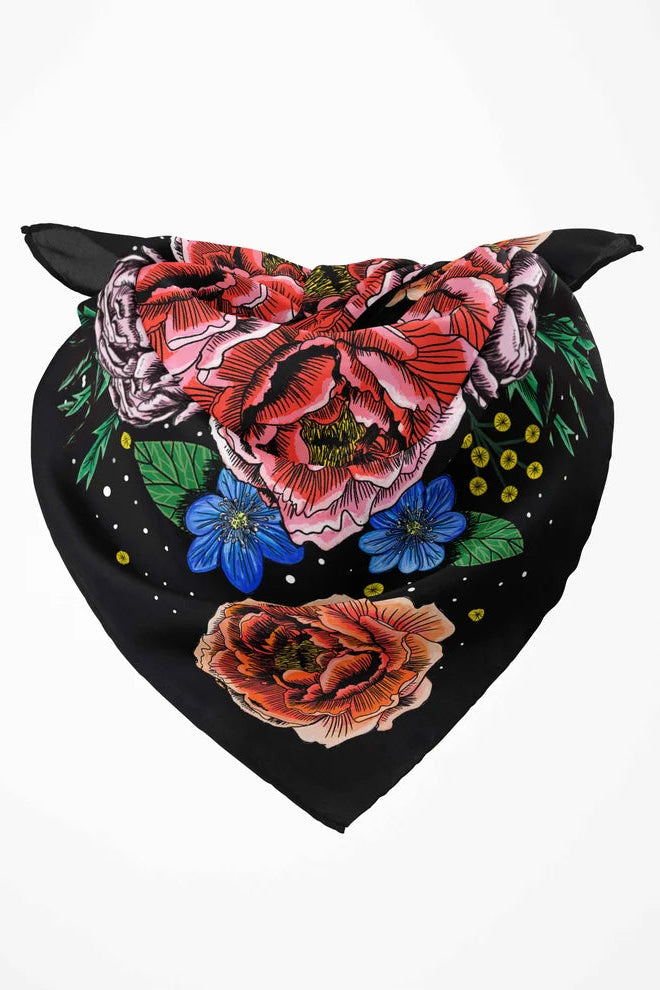 Light From Darkness Silk Scarf