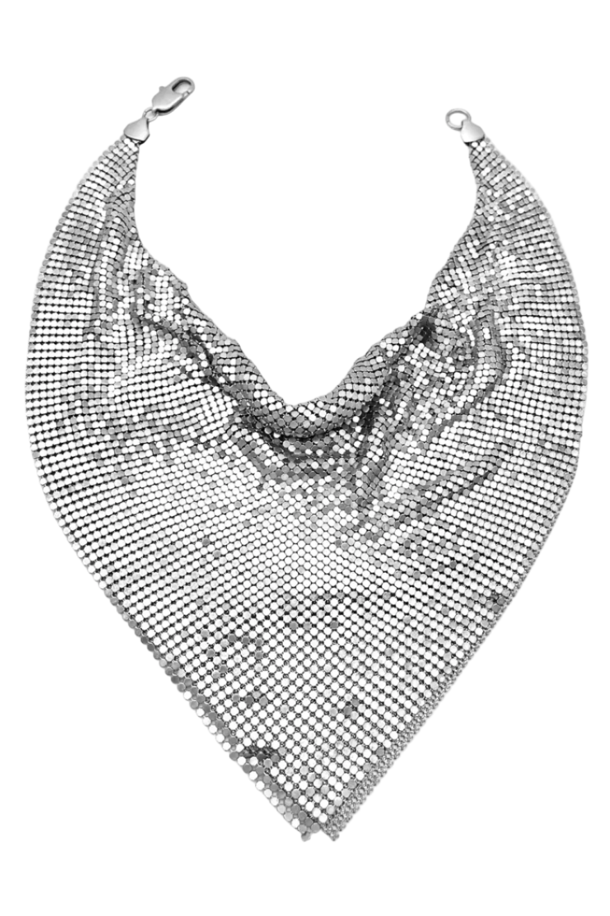 Chain Mail Bandana Scarf Necklace | PVD Waterproof 