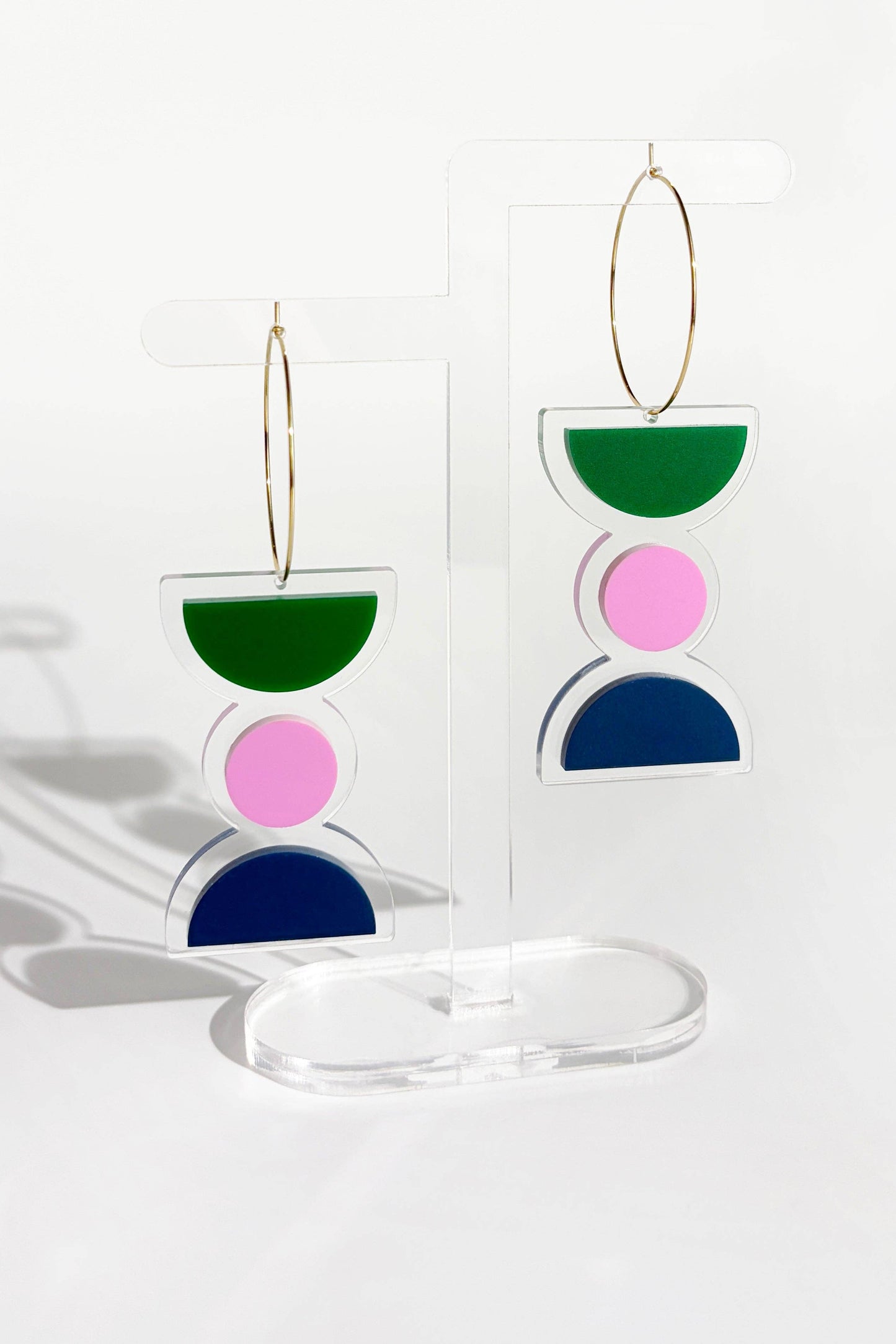 FLOATFORM Large Earrings | Gold or Silver