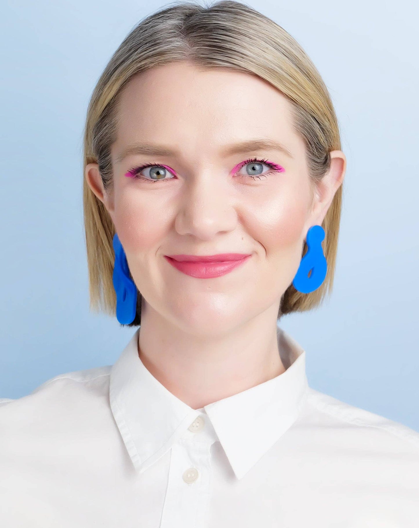 Wave Asymmetric Stud Earrings