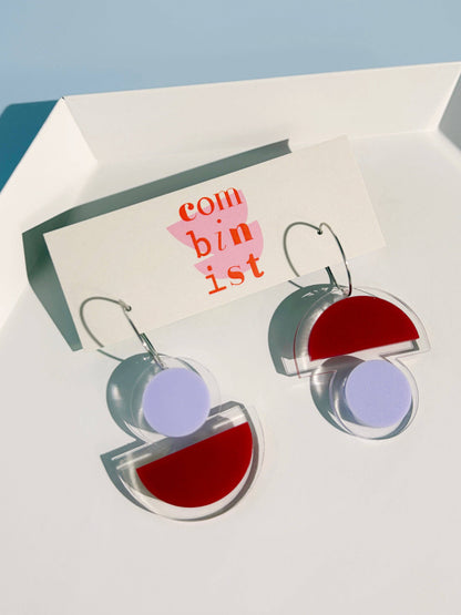 FLOATFORM Small Mismatched Earrings | Gold or Silver