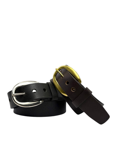 Brown Leather Ladies Belt