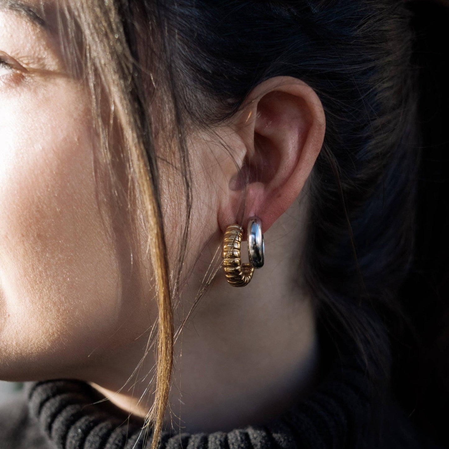 Hoops: Ribbed Hoops