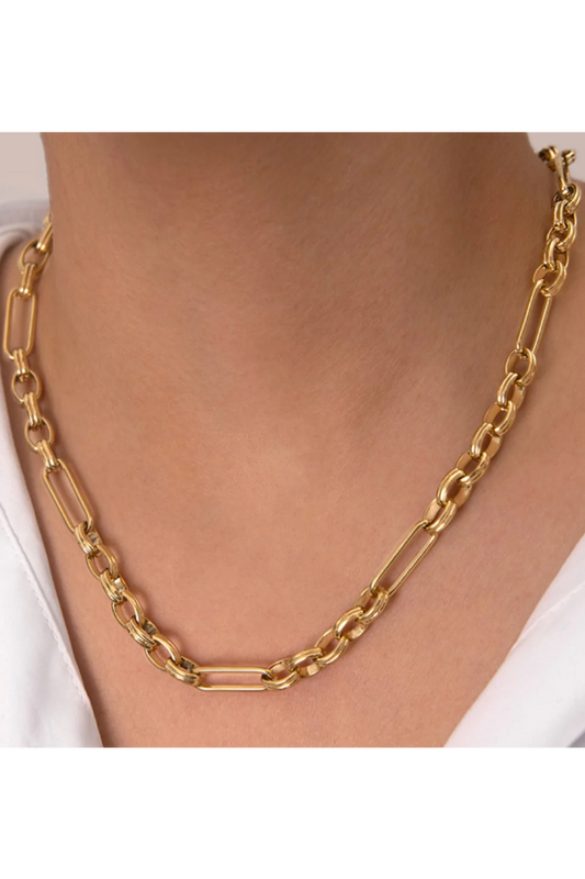 The Mix 18K Gold Steel Waterproof Necklace