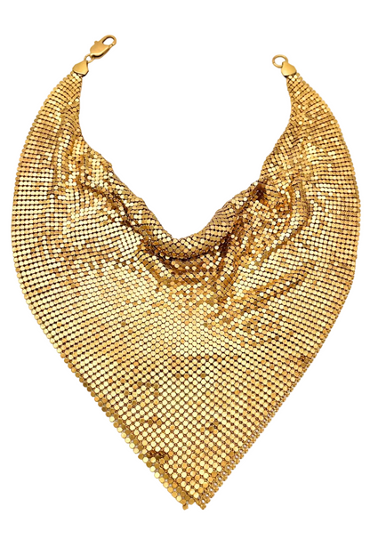 Chain Mail Bandana Scarf Necklace | PVD Waterproof 