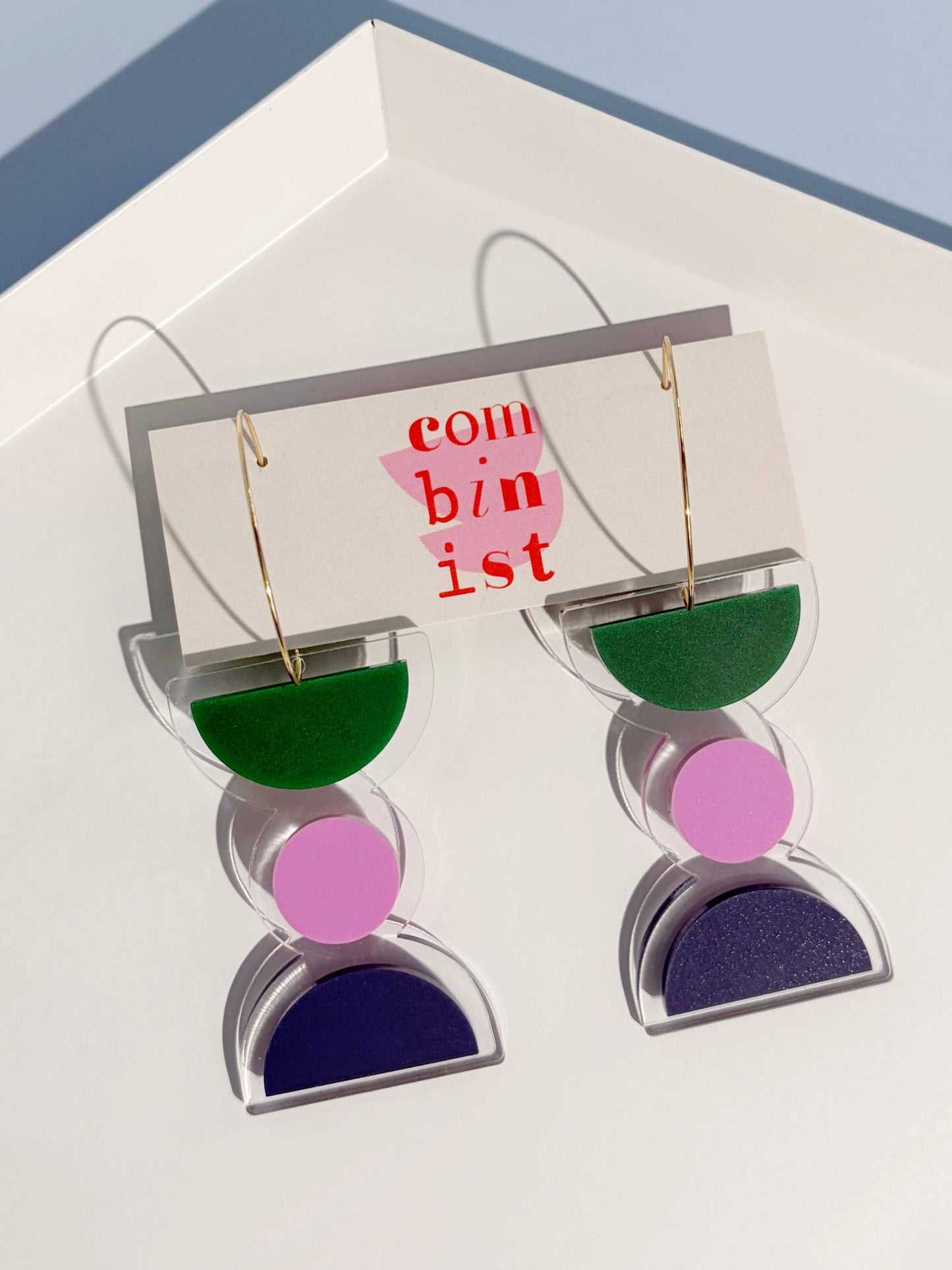 FLOATFORM Large Earrings | Gold or Silver