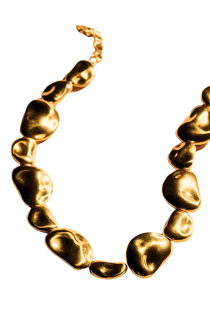 Molten Rocks Beaded Necklace