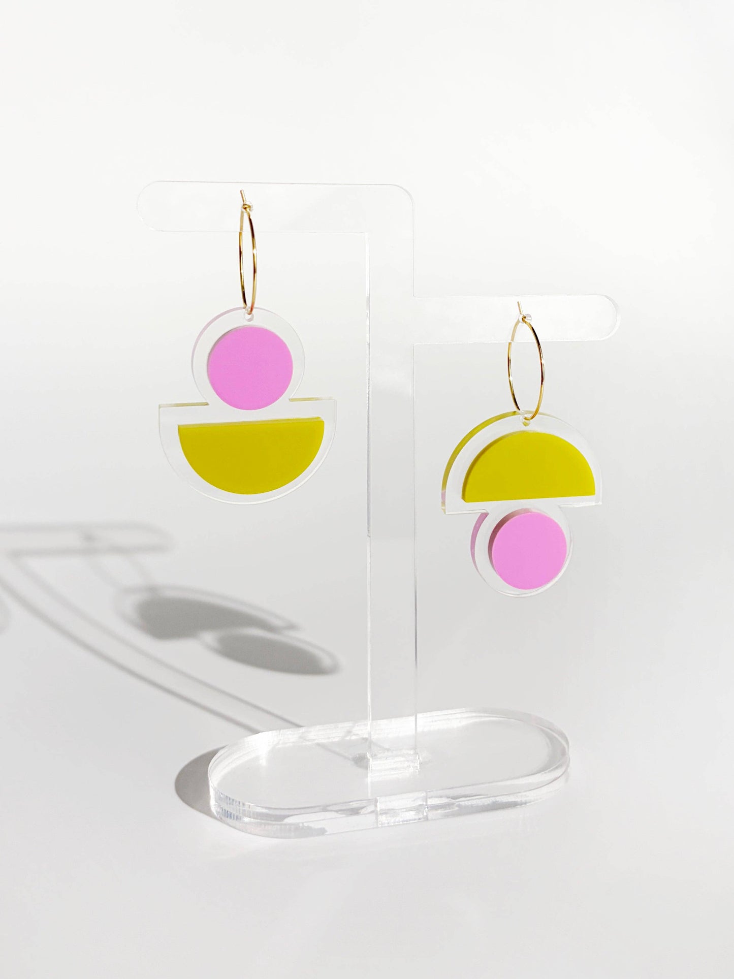 FLOATFORM Small Mismatched Earrings | Gold or Silver