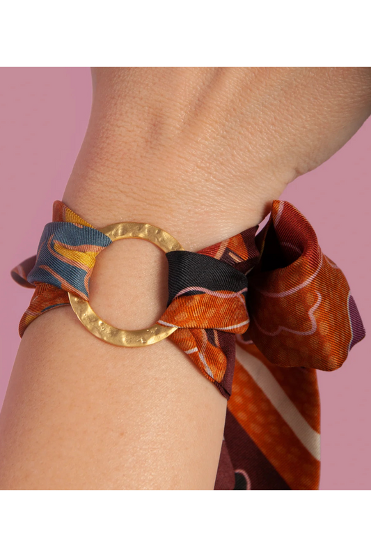 Gold Scarf Ring