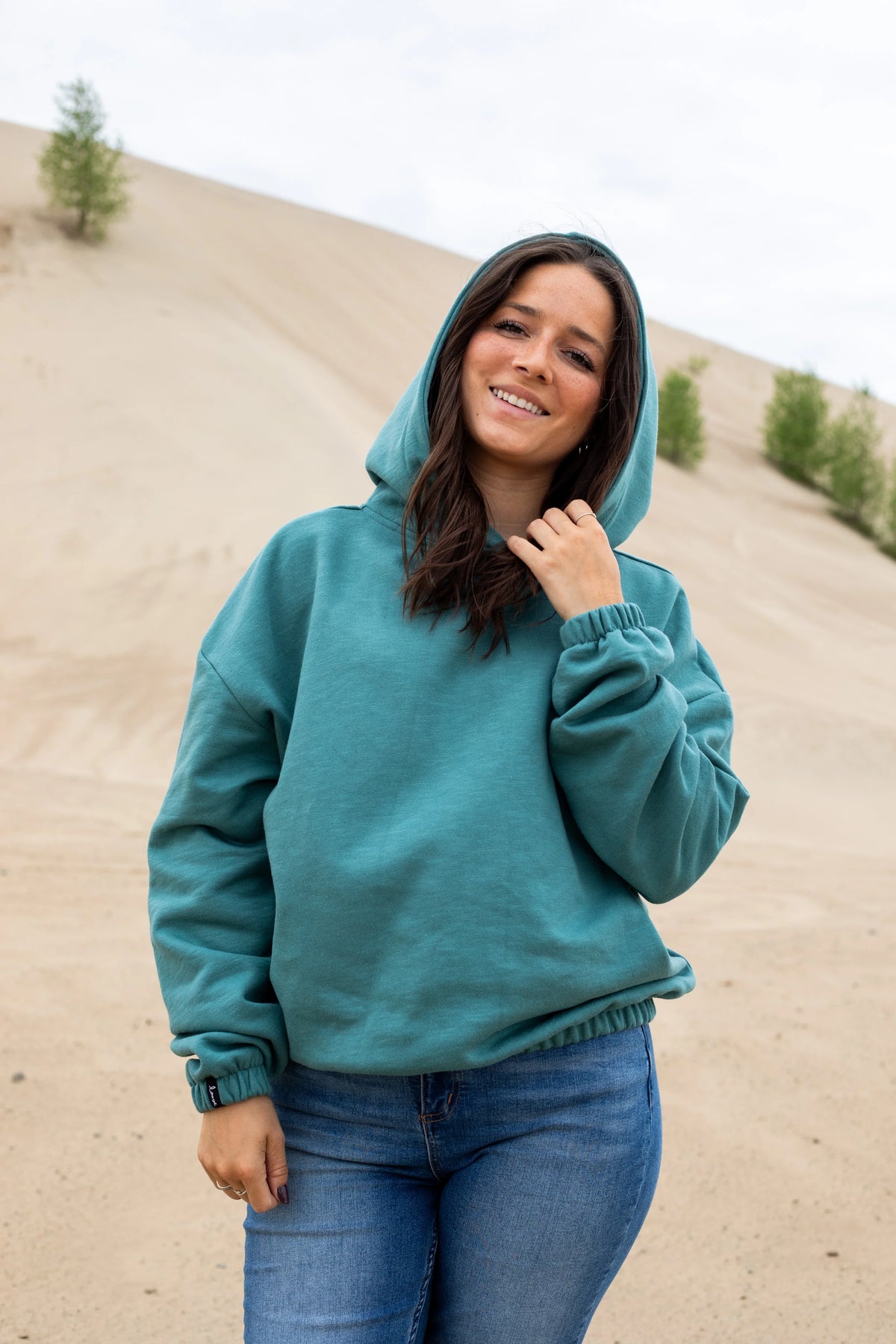 Modal Fleece Elastic Hoodie