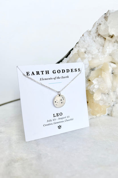 Sterling Silver Astria Zodiac Necklace