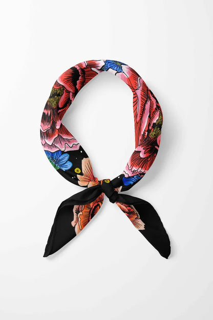Light From Darkness Silk Scarf