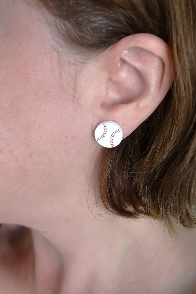 Lili0630 Baseball Earrings