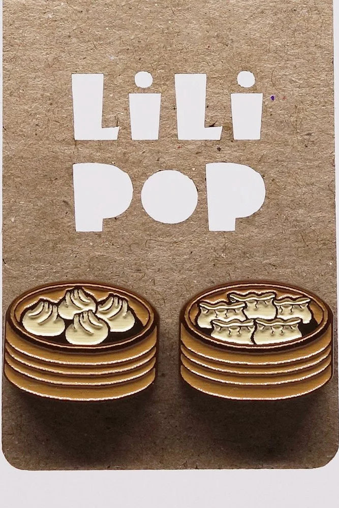 Dumpling Earrings by Lilipop 