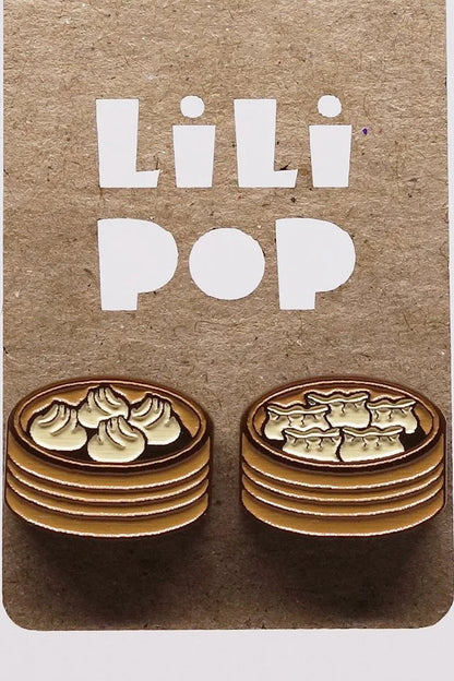 Dumpling Earrings by Lilipop 