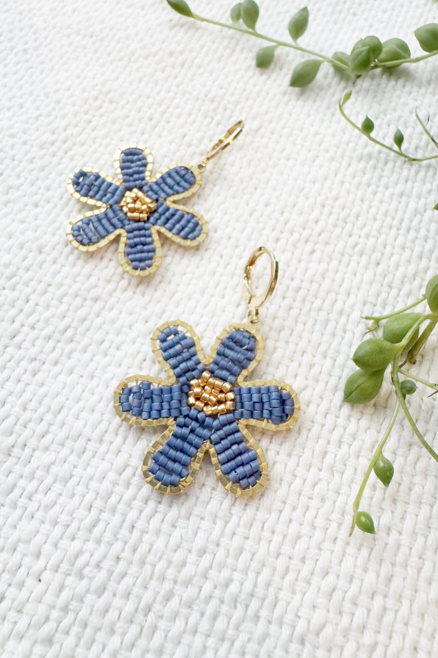 Marguerite Beaded Earrings