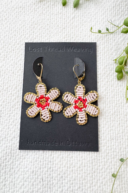 Marguerite Beaded Earrings