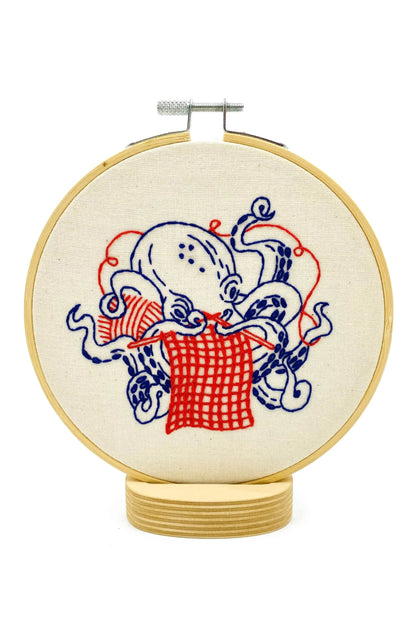 Octopus Complete Embroidery Kit