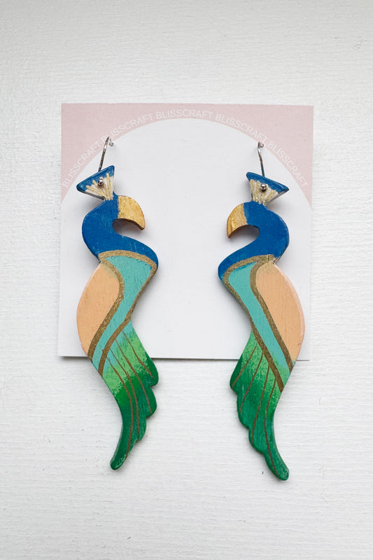 Peacock Earrings