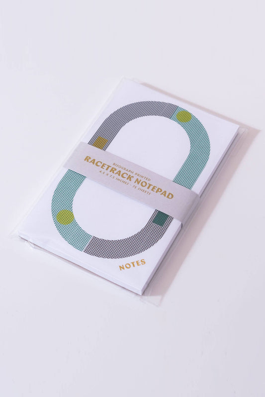 Racetrack Large Notepads • Green