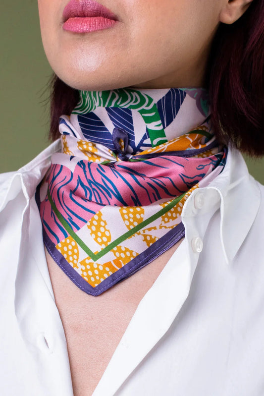 Tigress Silk Neckerchief