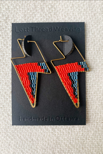 Elektra Lightning Bolt Earrings - MADE TO ORDER