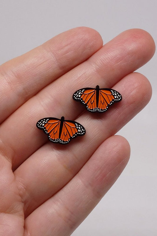 Lili0998 Monarch Butterfly Studs