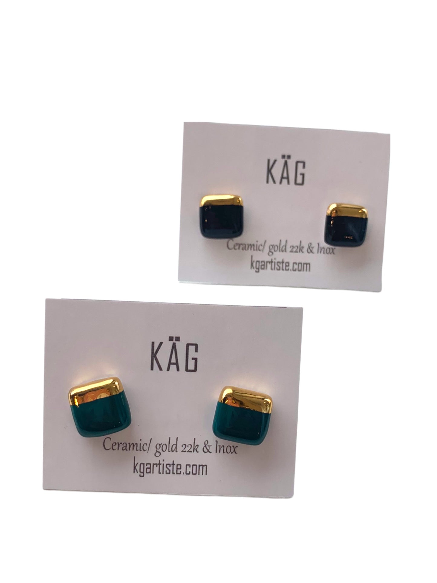 Square Ceramic Earrings