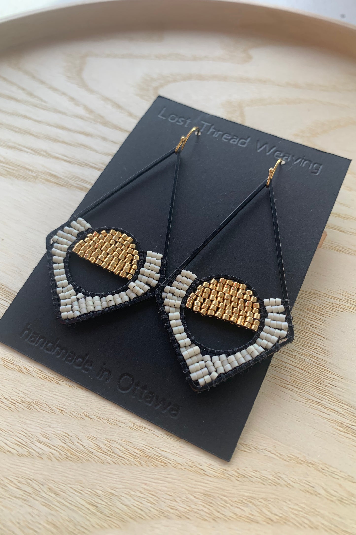 Black Diamond Sunset Dangles - MADE TO ORDER