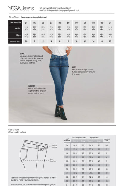 Yoga Jeans Size Chart