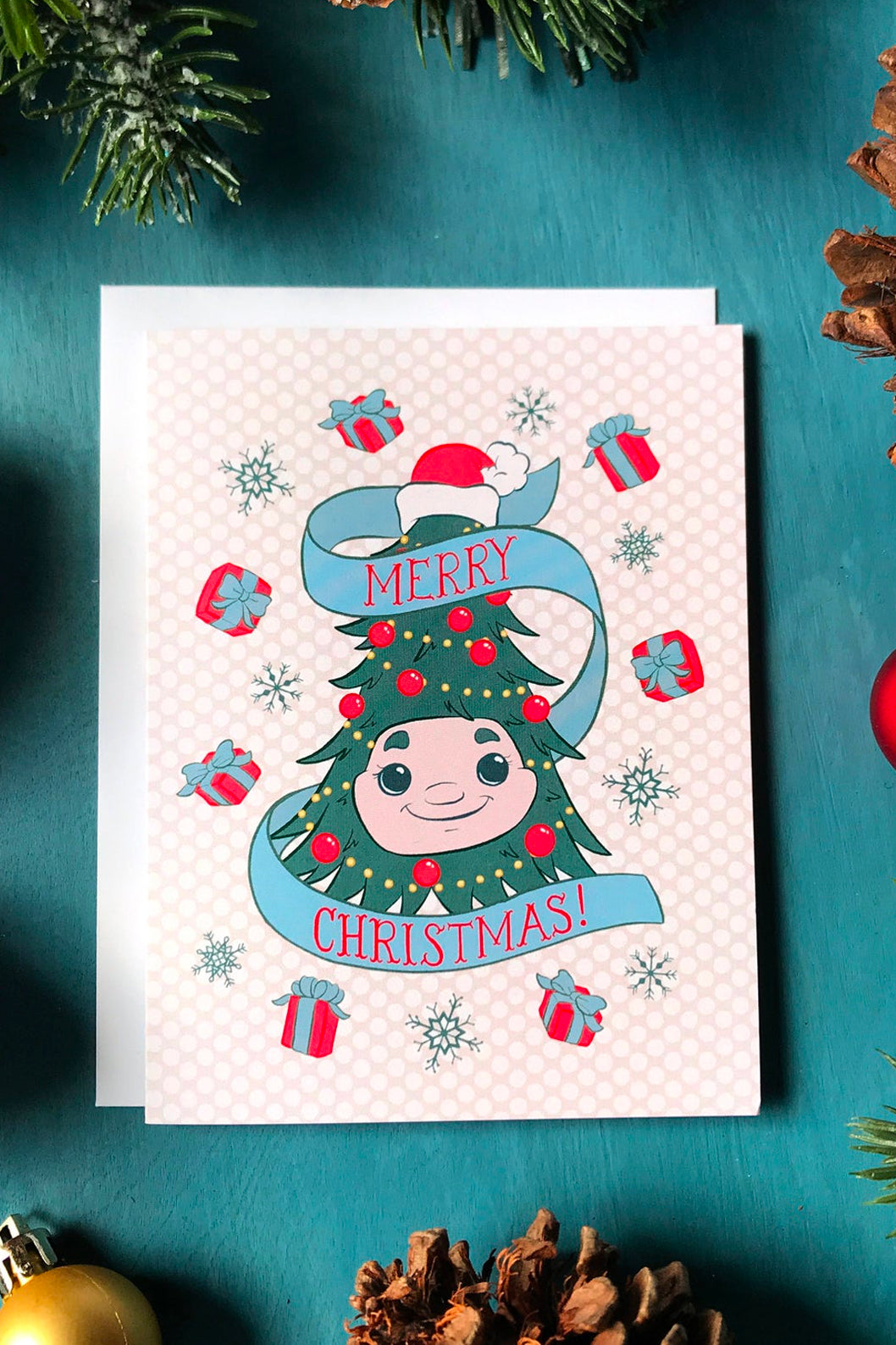 Woody the Merry Christmas Tree Card